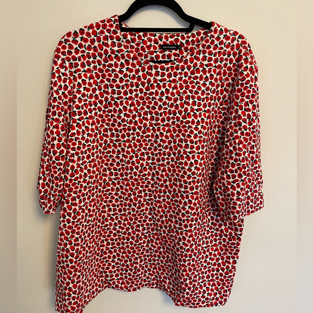 MARIMEKKO Maluel Pikku Vikuri top shirt blouse XL